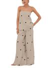 Conjunto de roupas calbáticas femininas de bolinhas com calças largas