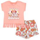 Conjunto de roupas: camiseta floral e shorts Disney Minnie Mouse 24M