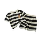 Conjunto De Roupas Casuais De Verão Para Meninos Com Estampa De Desenhos Animados Coreanos, Camiseta Conjunto De Roupas Casuais De Verão Para Meninos Com Estampa De Desenhos Animados Coreanos, Camiseta