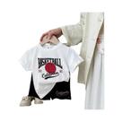 Conjunto De Roupas Casuais Para Meninos Com Camiseta Branca De Manga Curta E Shorts Conjunto De Roupas Casuais Para Meninos Com Camiseta Branca De Manga Curta E Shorts