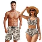 Conjunto de roupas de banho KEIAHUAN para casais que combinam homens e mulheres