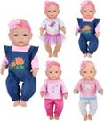 Conjunto de roupas de boneca ebuddy Fashion Outfits para bonecas de 14-16 polegadas