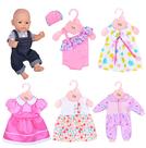 Conjunto de roupas de boneca ebuddy para bonecas recém-nascidas de 43 cm