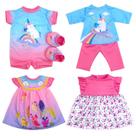 Conjunto de roupas de boneca ECORELF para bonecas de 33 a 41 cm com roupas de 6 peças