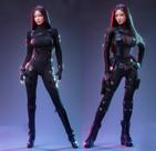 Conjunto de roupas de boneca HiPlay, escala 1/6, para boneco de ação feminino de 30 cm
