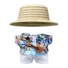 Conjunto de roupas de boneca para bonecas de 17 cm, estilo férias de verão, 4 peças Conjunto de roupas de boneca para bonecas de 17 cm, estilo férias de verão, 4 peças