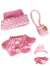Conjunto de roupas de boneca para bonecas de 17 cm, moda premium