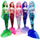 Conjunto de roupas de boneca UNICORN ELEMENT Mermaid Tail para boneca de 11,5 polegadas