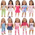 Conjunto de roupas de boneca UNICORN ELEMENT para boneca americana de 18 polegadas