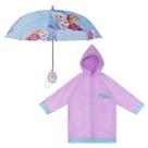 Conjunto de roupas de chuva Disney Frozen Kids Umbrella & Slicker Girl 2-7Y