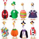 Conjunto de roupas de ganso: estátua de 23 polegadas de Silicherry Seasonal Holiday
