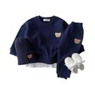 Conjunto De Roupas De Outono Para Bebês Meninos E Meninas, Moletom Esportivo Com Urso E Calças, 2 Conjunto De Roupas De Outono Para Bebês Meninos E Meninas, Moletom Esportivo Com Urso E Calças, 2