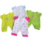 Conjunto de roupas de pijama para bonecas de 10 polegadas e brinquedos construtivos