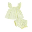 Conjunto de roupas de verão para bebês e meninas da Clothing CIYCUIT de 0 a 3 meses