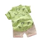 Conjunto De Roupas De Verão Para Bebês Meninos 2 Peças Camiseta De Desenho Animado E Shorts Traje Conjunto De Roupas De Verão Para Bebês Meninos 2 Peças Camiseta De Desenho Animado E Shorts Traje