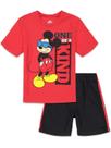 Conjunto de roupas Disney Mickey Mouse Toddler Boys Red 4T