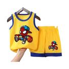 Conjunto De Roupas Esportivas De Verão Para Meninos, Colete Casual De Basquete Em Malha Respirável E