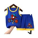 Conjunto De Roupas Esportivas De Verão Para Meninos, Colete Casual De Basquete Em Malha Respirável E
