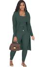 Conjunto de roupas femininas OCEANLUX Summer Lounge Jogger Ribbed XL Conjunto de roupas femininas OCEANLUX Summer Lounge Jogger Ribbed XL