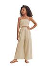 Conjunto de roupas Floerns Girl's Ruffle Trim Cami com calça 11Y