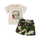 Conjunto de roupas Fufuriprefer Toddler Baby Boy 6-24 meses de verão