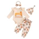 Conjunto de roupas FYBITBO My First Halloween Baby Girl de 0 a 3 meses