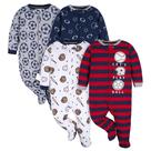 Conjunto de roupas Gerber Baby Boys 4 Pack 'N Play Footie Sleepers