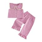 Conjunto de roupas Gureui 4T Toddler Baby Girl Summer 3T Gingham Conjunto de roupas Gureui 4T Toddler Baby Girl Summer 3T Gingham