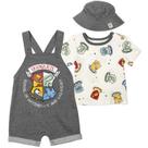 Conjunto de roupas Harry Potter para meninos, 3 peças, Hogwarts, 24 milhões