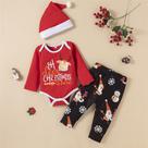 Conjunto de roupas HERBEEZA Tib My First Christmas 0-18M para menino