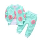 Conjunto de Roupas Infantil de Algodão para Meninas (0-4 anos) - Primavera/Outono 2023