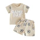 Conjunto de roupas Kupretty Toddler Baby Boy 0-24M Summer Waffle Knit
