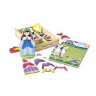 Conjunto de roupas magnéticas Melissa & Doug Princess & Horse 35 unidades