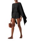 Conjunto de roupas MakeMechic, poncho e saia femininos de linho