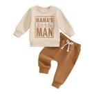 Conjunto de roupas mlpeerw, moletom e calça para meninos de 2 a 3 anos