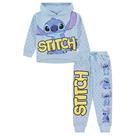 Conjunto de roupas, moletom com capuz e tênis Disney Stitch Jumbo Print para meninas de 4 a 16 anos
