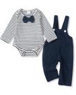 Conjunto de roupas NZRVAWS Baby Boy 12-18 meses, macacão comprido