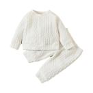 Conjunto De Roupas Para Bebê Menina Ou Menino Com 7 Cores, Camisa De Manga Longa E Calças, 2 Peças,