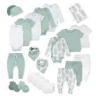 Conjunto de roupas para bebês HonestBaby, algodão orgânico, unissex, de 0 a 3 meses