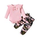 Conjunto De Roupas Para Bebês Recém-nascidos, Manga Comprida, Calças Camufladas, Faixa De Cabeça, Conjunto De Roupas Para Bebês Recém-nascidos, Manga Comprida, Calças Camufladas, Faixa De Cabeça,