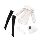 Conjunto De Roupas Para Boneca De 30cm Com Vestido, Suéter, Chapéu E Meias Para Brincadeiras De