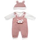 Conjunto de roupas para bonecas AISITE Bunny Jumpsuit Top Hat para 35-40 cm