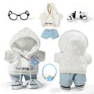 Conjunto de roupas para bonecas ARTST, 17 cm, boneca, estilo casual, 6 peças