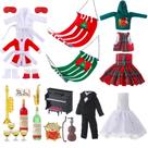 Conjunto de roupas para bonecas Ceenna, 32 peças, acessórios de Natal