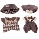 Conjunto de roupas para bonecas de 17 cm ABAOWO Cute Hat & Outfit Set 2