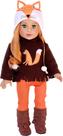 Conjunto de roupas para bonecas DreamWorld Collections Foxy, roupa de 4 peças