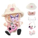 Conjunto de roupas para bonecas TOU-BEGUIN Labubu 15cm 17cm com 5 peças