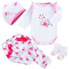 Conjunto de roupas para Reborn Baby Doll 43-60 cm MAIHAO Cute Little Elephant
