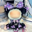 Conjunto de roupas para vestido de cosplay de anime La bubu Doll de 17 cm x2