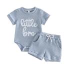 Conjunto de roupas Polinkety Newborn Baby Boy Summer Little Bro 9-12M Conjunto de roupas Polinkety Newborn Baby Boy Summer Little Bro 9-12M